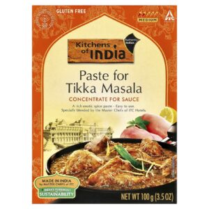 Kitchens of India Pasta para Tikka Masala Concentrado para Molho Médio 100 g (35 oz)