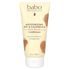 Babo Botanicals Condicionador Hidratante Para Todos os Tipos de Cabelo Aveia e Calêndula 180 ml (6 fl oz)
