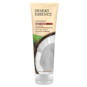 Desert Essence Sabão Corporal de Coco frasco de 8 oz (237 ml)