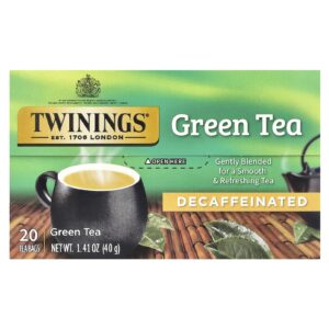 Twinings Chá Verde Descafeinado 20 Saquinhos de Chá 40 g (141 oz)