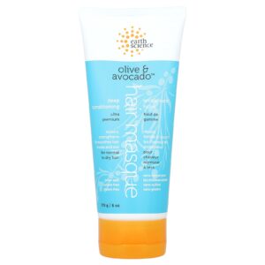 Earth Science Hidratação Profunda Máscara Capilar Azeite de Oliva e Abacate 170 g (6 oz)