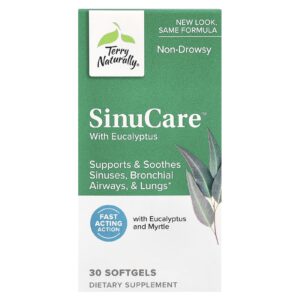 Terry Naturally SinuCare™ com Eucalipto 30 Cápsulas Softgel