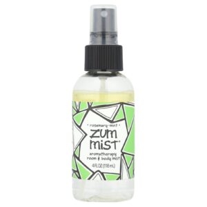 ZUM Zum Mist® Spray de Aromaterapia para Corpo e Ambiente Alecrim-Menta 118 ml (4 fl oz)