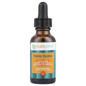 Pure Planet Fulvic Zeolite 30 ml (1 fl oz)