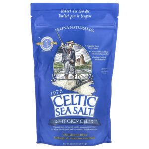 Celtic Sea Salt Celta Cinza Claro Mistura de Minerais Vitais 454 g (1 lb)