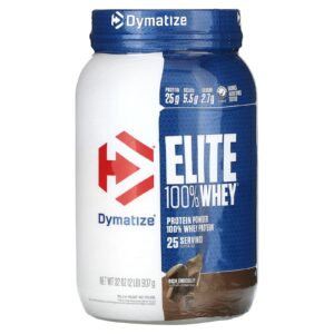 Dymatize Elite 100% Proteína Whey em Pó Chocolate Intenso 907 g (2 lbs)