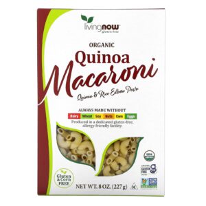 NOW Foods Macarrão de Quinoa Orgânica Sem Glúten 227 g (8 oz)
