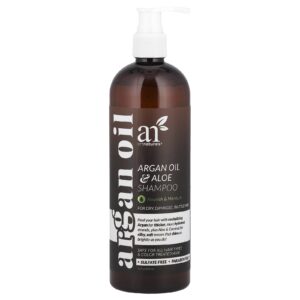artnaturals Shampoo de Óleo de Argão e Aloe para Cabelos Secos Danificados e Quebradiços 473 ml (16 fl oz)