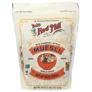 Bobs Red Mill Muesli Estilo Old Country Grão Integral 510 g (18 oz)