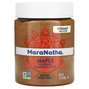 MaraNatha Manteiga de Amêndoa Cremosa Xarope de Bordo 340 g (12 oz)
