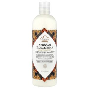 Nubian Heritage Loção Corporal Sabonete Negro Africano frasco de 13 onças (384 ml)