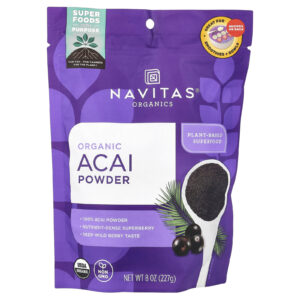 Navitas Organics Açaí em Pó Orgânico 227 g (8 oz)