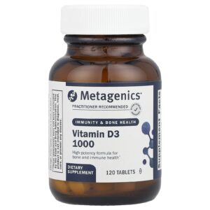 Metagenics Vitamina D3 1000 25 mcg (1.000 UI) 120 Comprimidos
