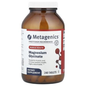 Metagenics Glicinato de Magnésio 100 mg 240 Comprimidos