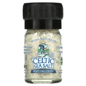Celtic Sea Salt Light Grey Celtic Mistura de Minerais Essenciais Minimoedor de Sal 51 g (18 oz)
