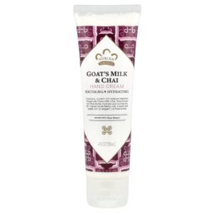 Nubian Heritage Creme para as Mãos Leite de Cabra e Chai 118 ml (4 fl oz)
