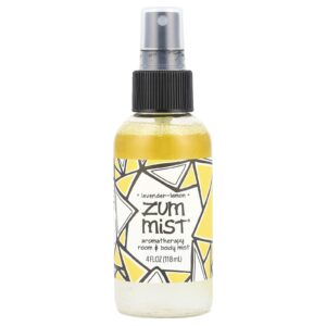 ZUM Zum Mist Spray de Aromaterapia para Corpo e Ambiente Lavanda e Limão 118 ml (4 fl oz)