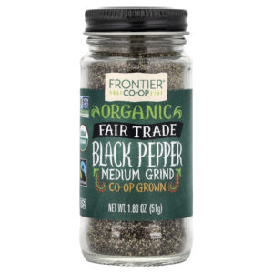 Frontier Co-op Pimenta-do-reino Orgânica Moagem Média 51 g (18 oz)