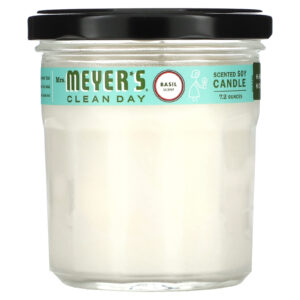 Mrs. Meyers Clean Day Vela Aromática de Soja Aroma de Manjericão 72 oz