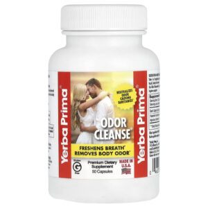 Yerba Prima Odor para Limpeza 50 Cápsulas (75 mg por Cápsula)