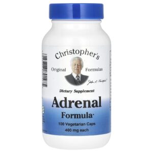 Christophers Original Formulas Fórmula Adrenal 100 Cápsulas Vegetarianas