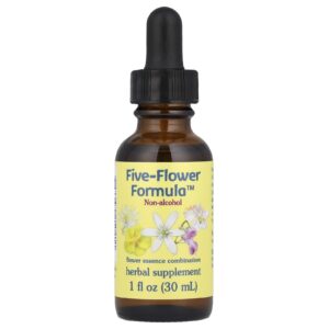 Flower Essence Services Five-Flower Formula™ Combinação de Essências Florais Sem Álcool 30 ml (1 fl oz)