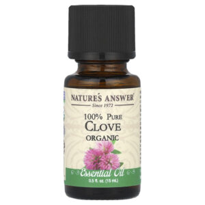 Natures Answer Óleo Essencial Orgânico 100% Puro Cravo 05 fl oz / 15 ml