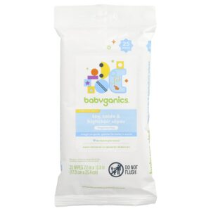 Babyganics Brinquedo Mesa + Lenços umedecidos Sem Perfume 25 Lenços umedecidos