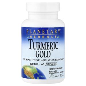 Planetary Herbals Turmeric Gold™ 500 mg 60 Cápsulas