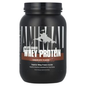 Animal Proteína Whey Isolada em Pó Chocolate 907 g (2 lb)