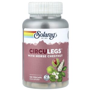 Solaray CircuLegs com Castanha-da-Índia 120 VegCaps