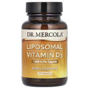 Dr. Mercola Vitamina D3 Lipossomal 25 mcg (1.000 UI) 30 Cápsulas