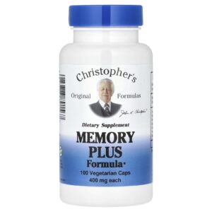 Christophers Original Formulas Fórmula Memory Plus 100 Cápsulas Vegetarianas