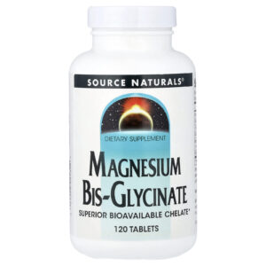 Source Naturals Bis-Glicinato de Magnésio 120 Comprimidos
