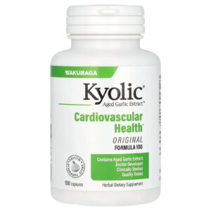 Kyolic Aged Garlic Extract Cardiovascular Fórmula 100 Original 100 Cápsulas (300 mg por Cápsula)
