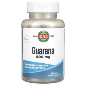 KAL Guaraná 800 mg 120 Comprimidos