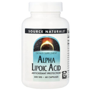 Source Naturals Ácido Alfa-Lipoico 600 mg 60 Cápsulas