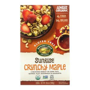 Natures Path Orgânico Cereal de Bordo Crocante Sunrise Sem Glúten 300 g (106 oz)