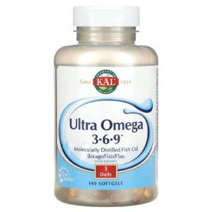 KAL Ultra Ômega 3-6-9 100 Cápsulas Softgel