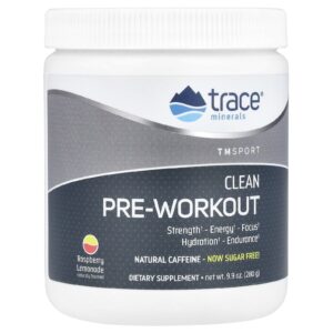 Trace TMSPORT Limpeza Pré-treino Limonada com Framboesa 514 g (11 lbs)