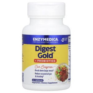 Enzymedica Digest Gold + Probióticos 45 Cápsulas