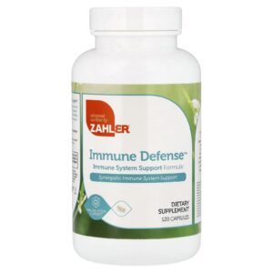 Zahler Immune Defense™ Fórmula de Suporte ao Sistema Imunológico 120 Cápsulas