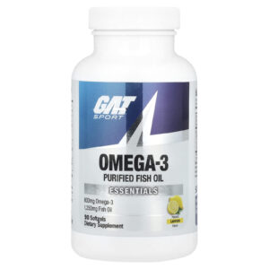 GAT Sport Ômega-3 Limão Natural 90 Cápsulas Softgel