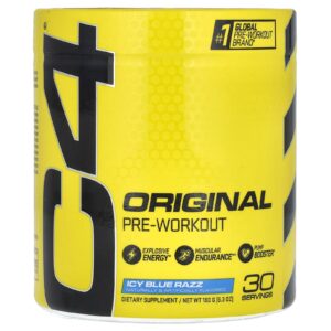 C4 / Cellucor C4® Original Pré-treino Icy Blue Razz 180 g (63 oz)