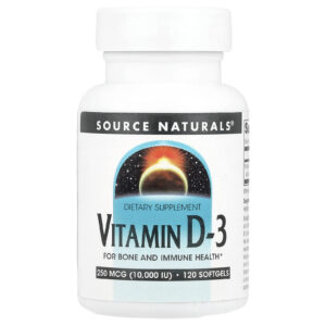 Source Naturals Vitamina D-3 10.000 IU 120 Softgels