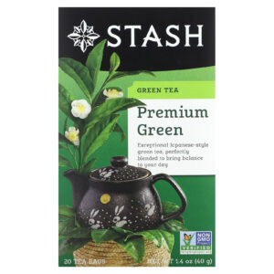Stash Tea Chá Verde Verde Premium 20 Saquinhos de Chá 40 g (14 oz)