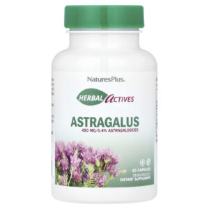 NaturesPlus Ativos de Ervas Astragalus 450 mg 60 Cápsulas