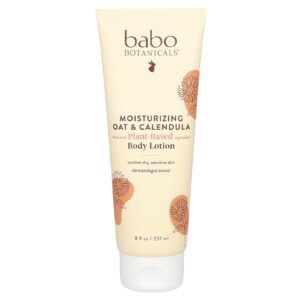 Babo Botanicals Loção Corporal Hidratante Aveia e Calêndula 237 ml (8 fl oz)