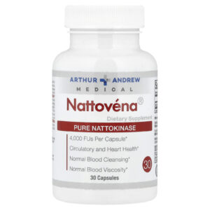 Arthur Andrew Medical Nattovena Nattokinase Pura 200 mg 30 Cápsulas