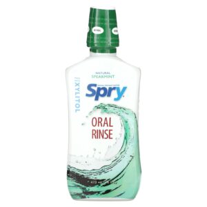 Xlear Spry Enxágue Oral Hortelã Natural 473 ml (16 fl oz)